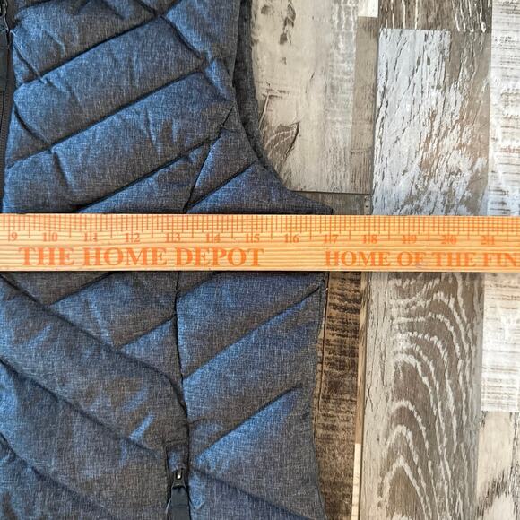 Eddie Bauer Womens Down Puffer Hooded Zip Vest XS Cabincore Faux Fur Insulated - Picture 3 of 12